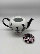 Nordstrom Pink & Black Tea Pot | True Fashionistas.