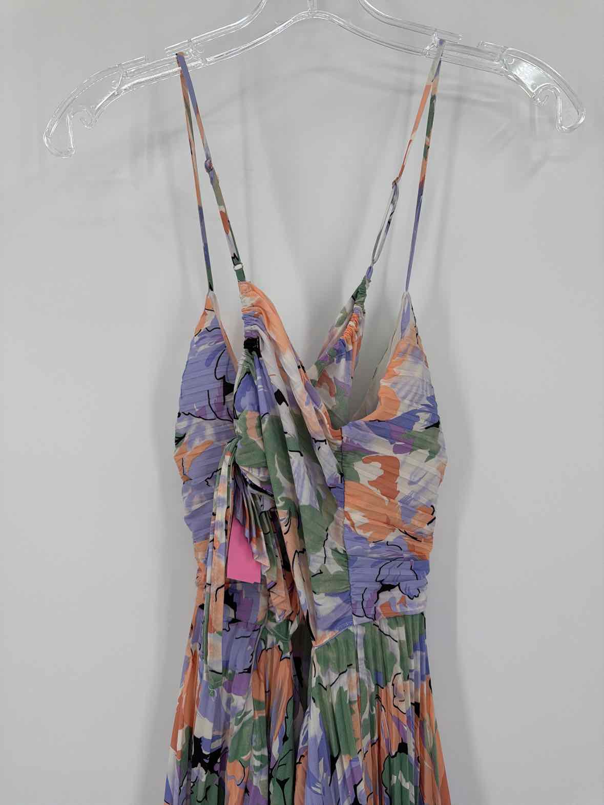 Pre-Owned ASTR Purple Size Medium Long Sleeveless Dress | True Fashionistas.