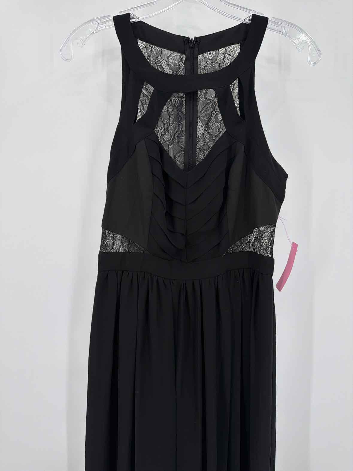 Pre-Owned BCBG Generation Black Size 6 Long Evening Gown | True Fashionistas.