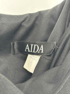 Pre-Owned AIDA Black Size 6 Cocktail Short Sleeveless Dress | True Fashionistas.