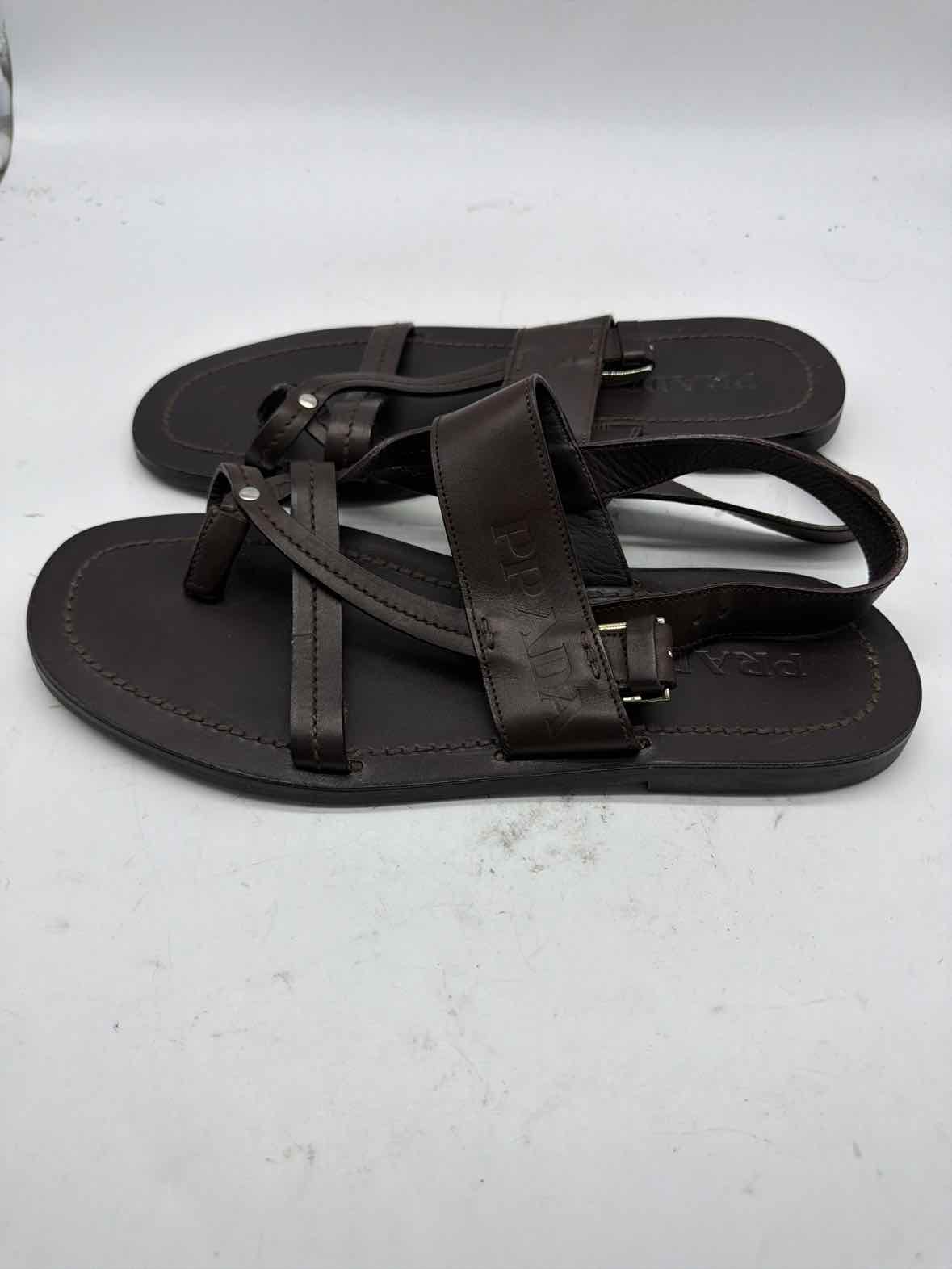 Pre-Owned Prada Brown 9 Men's Sandals | True Fashionistas.