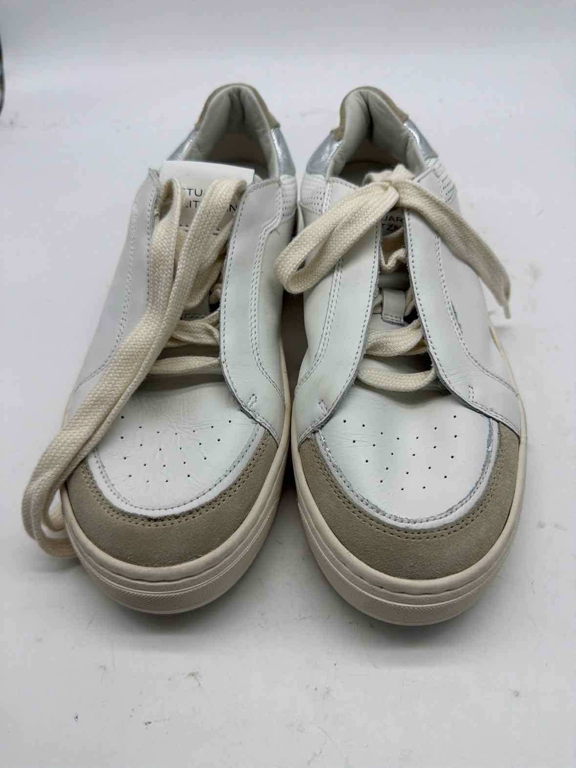 Pre-Owned Stuart Weitzman White Size 8 Fashion Sneaker Athletic Shoes | True Fashionistas.