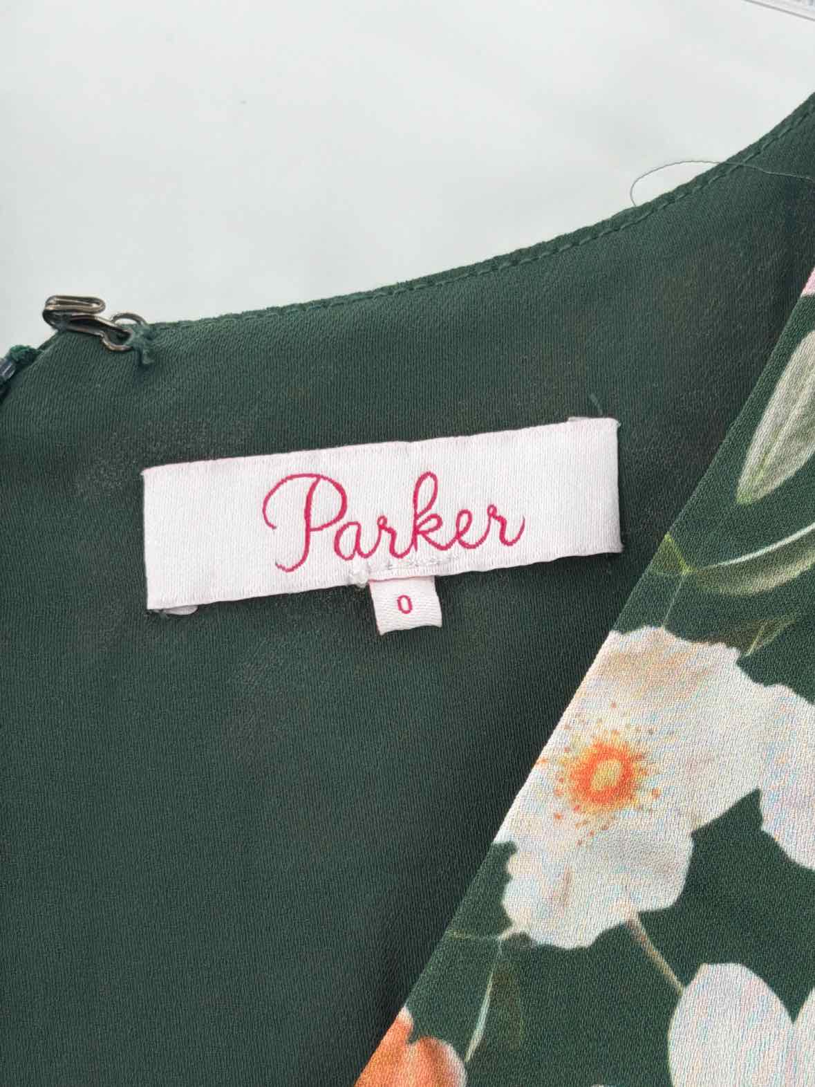 Pre-Owned Parker Green Size 0 Short Sleeveless Dress | True Fashionistas.