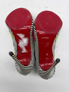 Pre-Owned Christian Louboutin Blue Size 36.5 Peep Toe Heels | True Fashionistas.