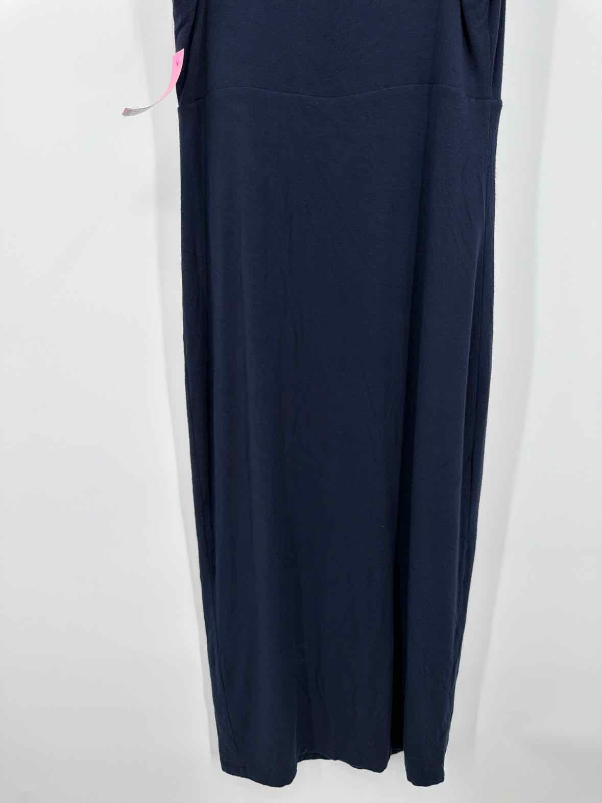 Pre-Owned Athleta Navy Size Small Midi Sleeveless Dress | True Fashionistas.