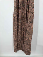 Pre-Owned Ulla Johnson Brown Size 8 Leopard Short Sleeve Jumpsuit | True Fashionistas.