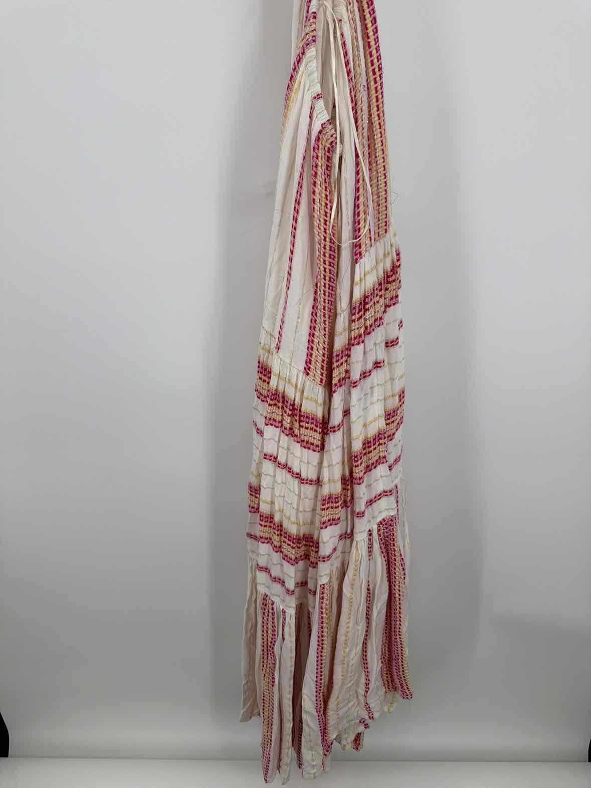 Pre-Owned L Space White Size Large Long Strapless Dress | True Fashionistas.