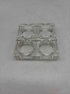 Set Of 4 Square Clear Napkin Rings | True Fashionistas.
