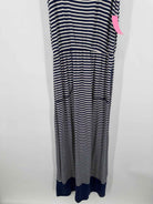 Pre-Owned La Vie En Rose Aqua Blue Size Small Long Sleeveless Dress | True Fashionistas.