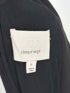 Pre-Owned Cinq a Sept Black Size 6 Short Long Sleeve Dress | True Fashionistas.