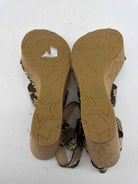 Pre-Owned Jimmy Choo Tan Size 10 Wedge Heels | True Fashionistas.