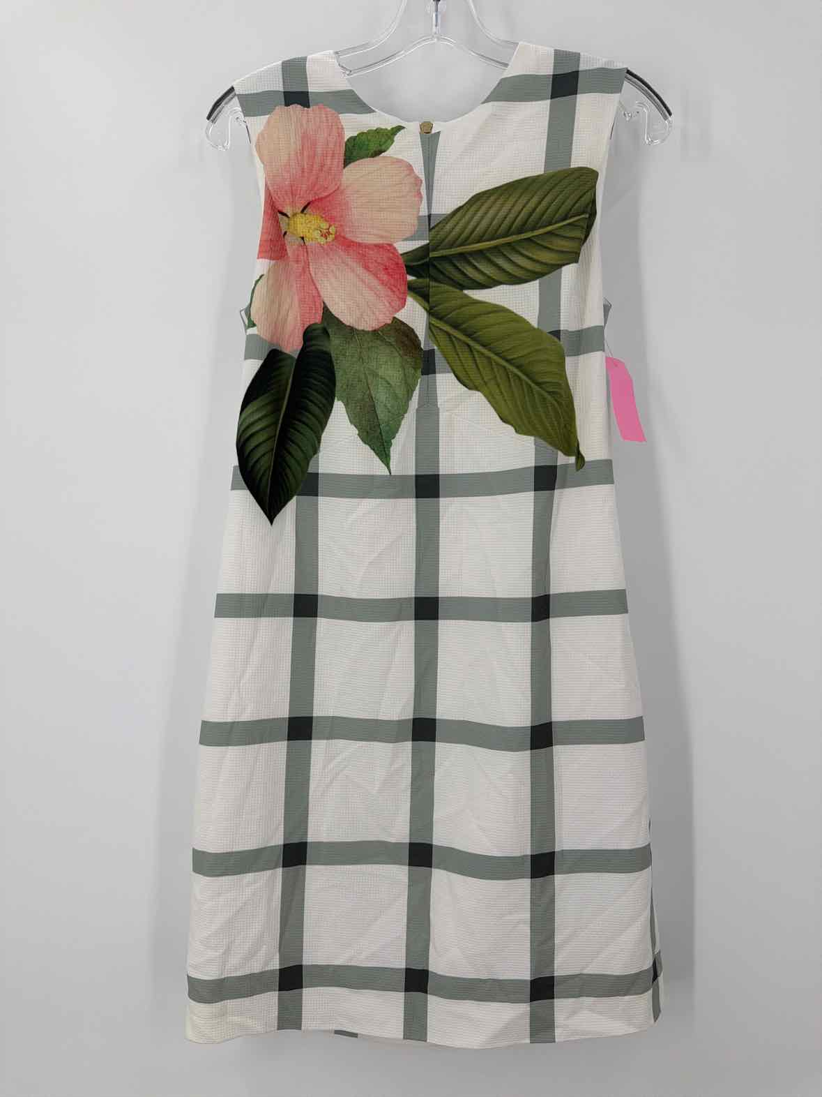 Pre-Owned Ted Baker White Size 1/2 Short Sleeveless Dress | True Fashionistas.