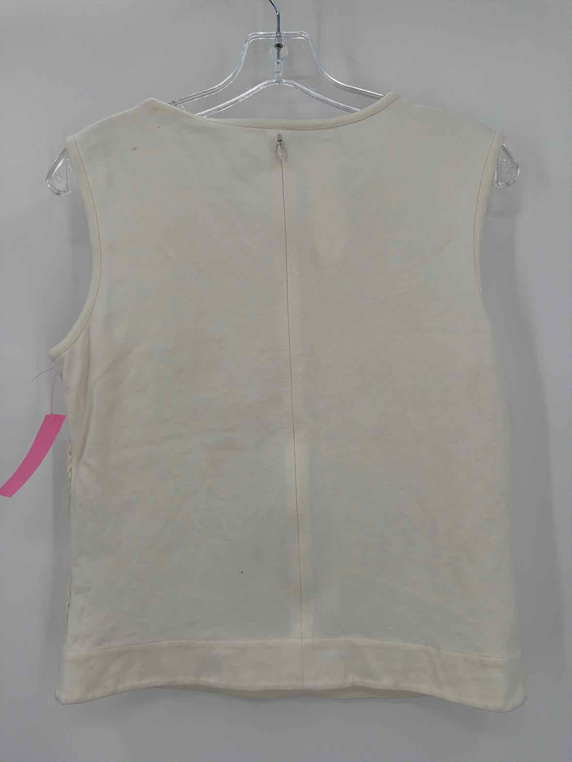 Pre-Owned Akris Punto Ivory Size 12 Tank Top | True Fashionistas.