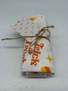 White Candy Corn Halloween Flour Sack Towel | True Fashionistas.
