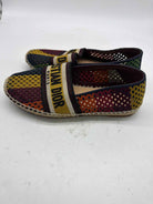 Pre-Owned Christian Dior Multi-Color Size 36.5 Espadrille Flats | True Fashionistas.