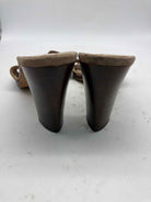 Pre-Owned Yves Saint Laurent Tan Size 41 Mule Heels | True Fashionistas.