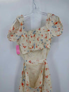 Pre-Owned Paige Ivory Size 8 Long Short Sleeve Dress | True Fashionistas.