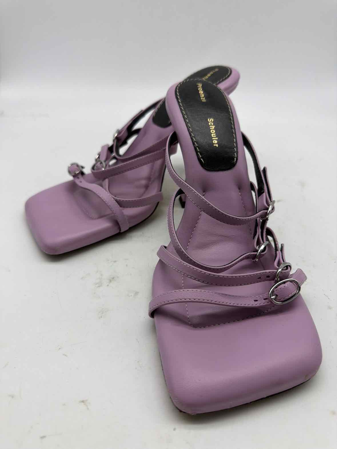 Pre-Owned Proenza Schouler Purple Size 7 Mule Heels | True Fashionistas.