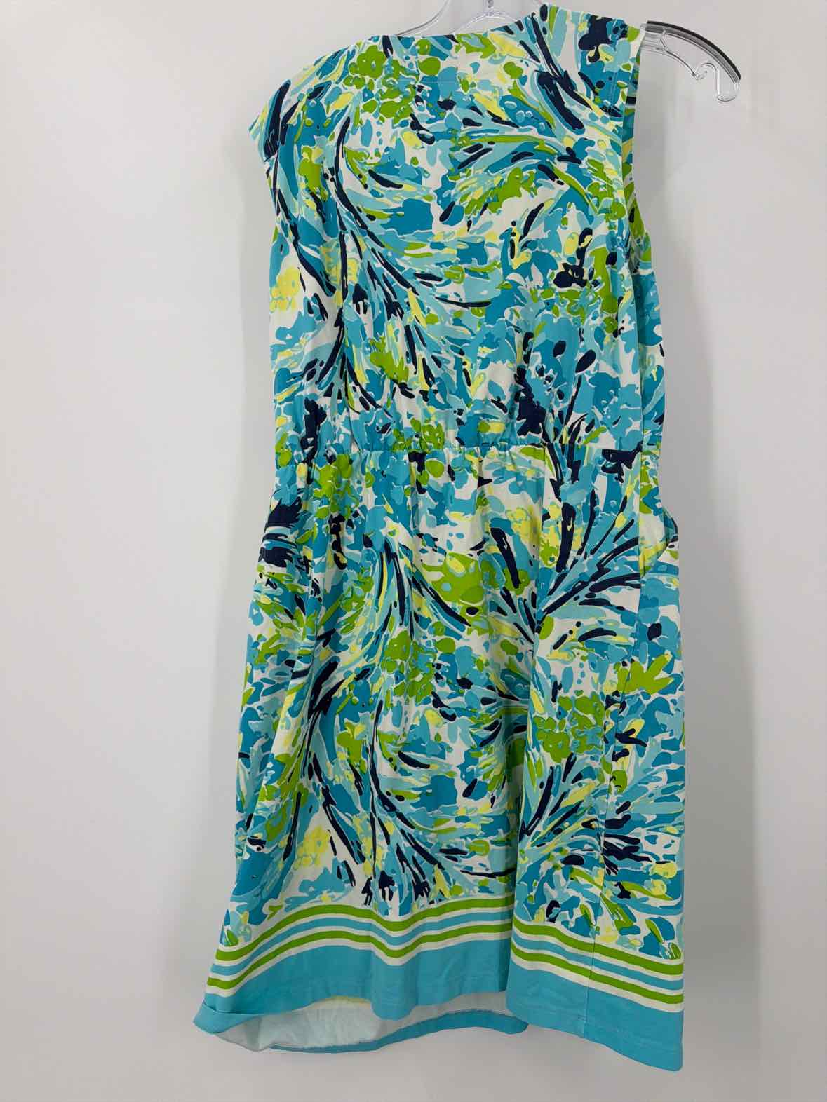 Pre-Owned Barbara Erickson Blue Size XL Short Sleeveless Dress | True Fashionistas.