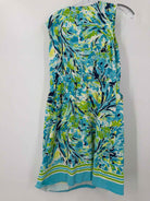 Pre-Owned Barbara Erickson Blue Size XL Short Sleeveless Dress | True Fashionistas.