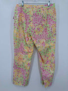 Pre-Owned Lilly Pulitzer Green Size 10 Vintage Printed Pants | True Fashionistas.