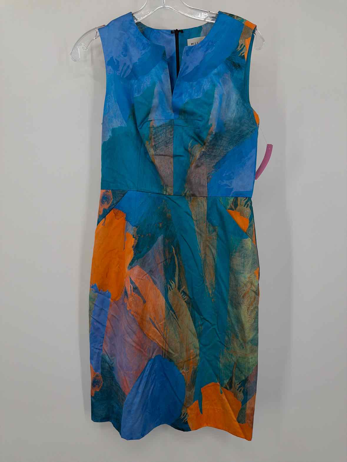 Pre-Owned Milly Blue Size 4 Short Sleeveless Dress | True Fashionistas.