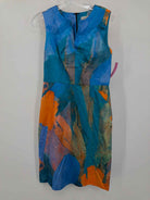 Pre-Owned Milly Blue Size 4 Short Sleeveless Dress | True Fashionistas.