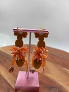Baublebar Orange Lobster Beaded Earrings | True Fashionistas.