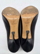Pre-Owned Giuseppe Zanotti Black Size 41 Peep Toe Heels | True Fashionistas.
