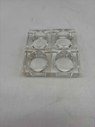 Set Of 4 Square Clear Napkin Rings | True Fashionistas.