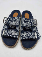 Pre-Owned Chloe Blue Size 11 Slide Sandals | True Fashionistas.