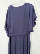 Pre-Owned Sara Campbell Navy Size Large Long Short Sleeve Dress | True Fashionistas.