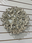 Silver Metal Cut Out Decorative Wall Hanging | True Fashionistas.