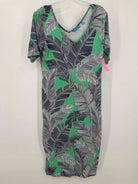 Pre-Owned Tori Richards Green Size Medium Short Short Sleeve Dress | True Fashionistas.