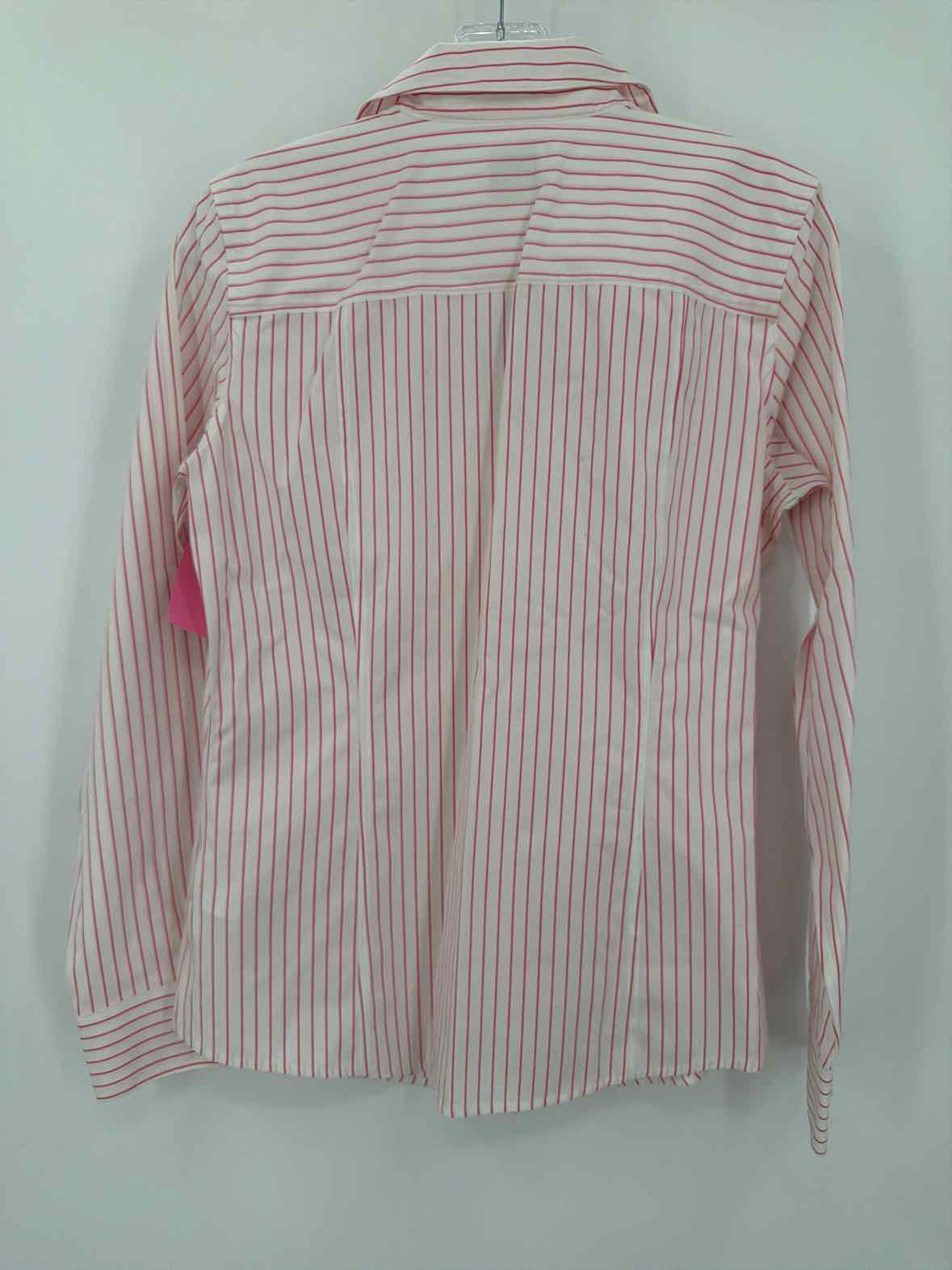 Pre-Owned Brooks Brothers Pink Size 6 Stripe Button Down | True Fashionistas.