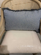 Frontgate Blue Pillow | True Fashionistas.