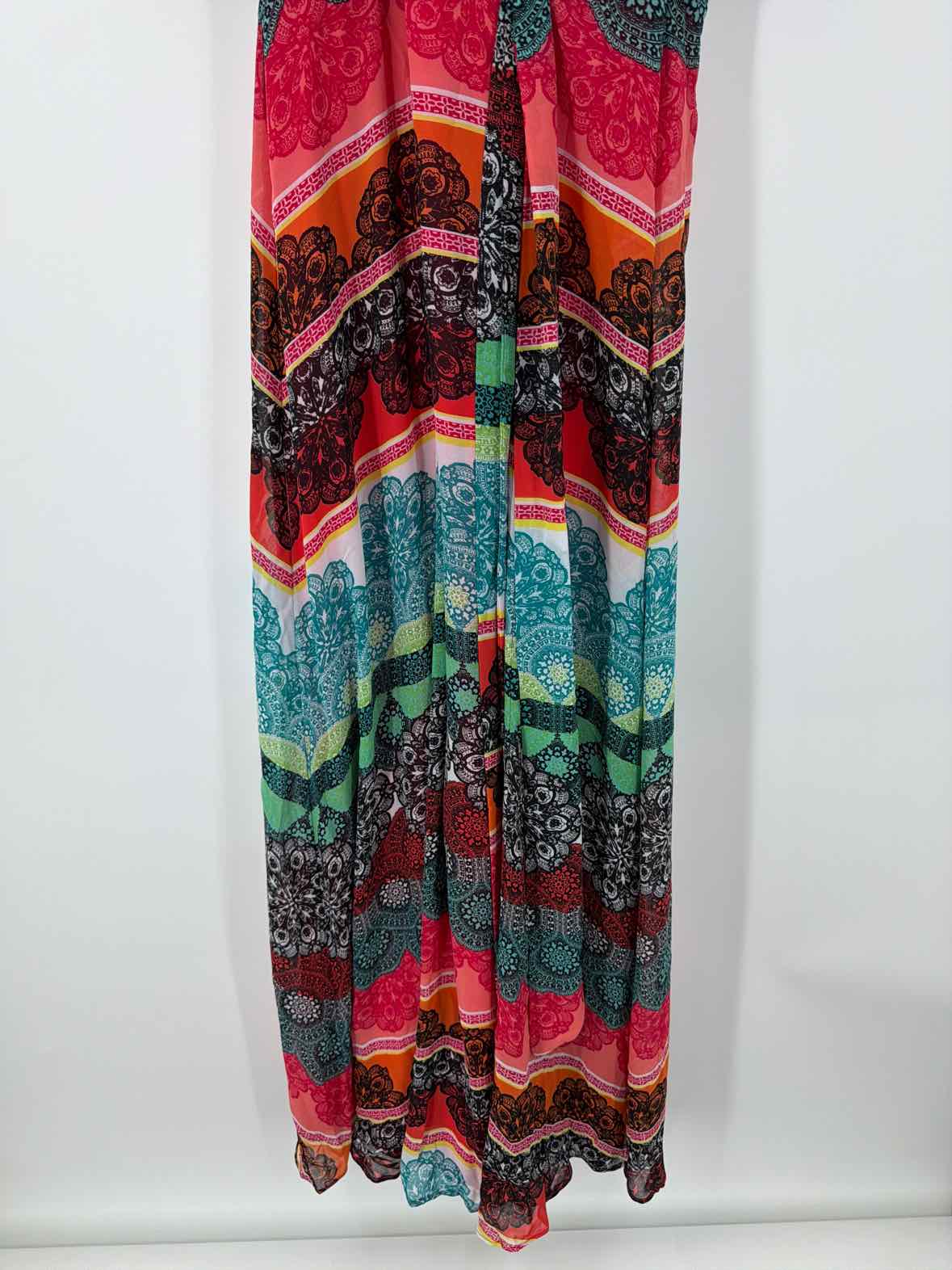 Pre-Owned Leslie Fay Pink Size 8 Long Sleeveless Dress | True Fashionistas.