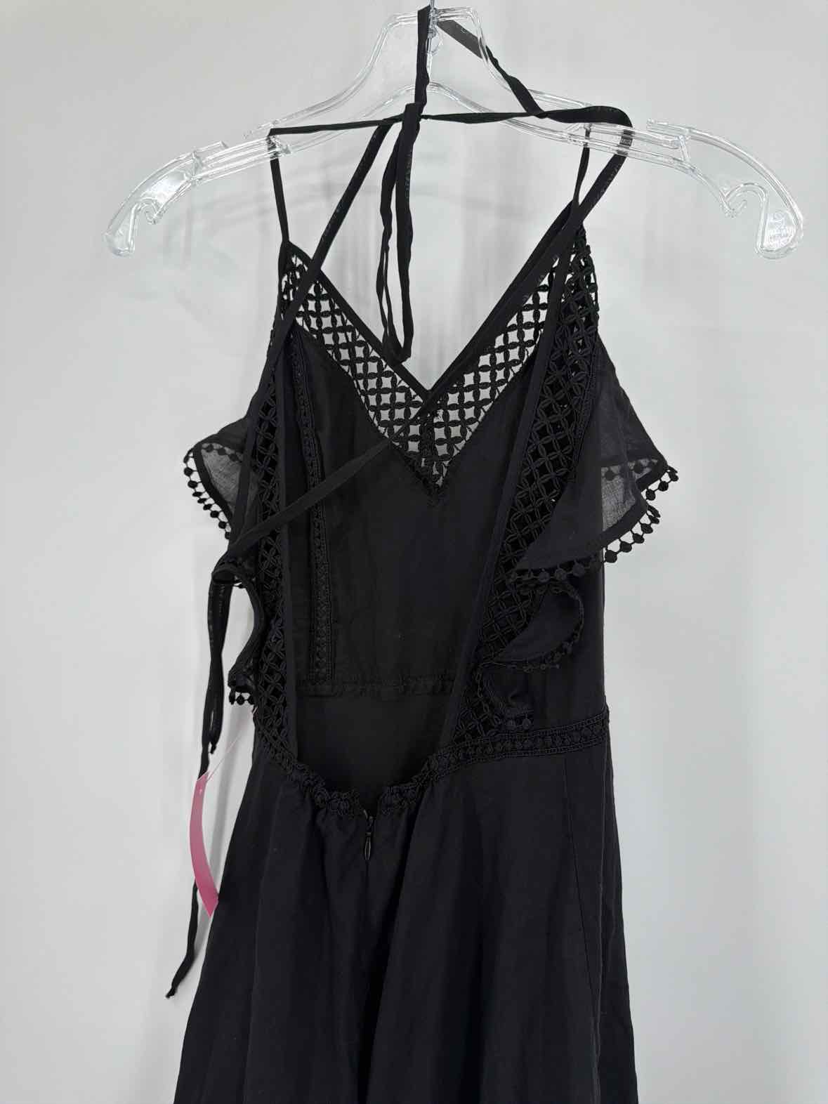 Pre-Owned Charo Ruiz Black Size Small Long Sleeveless Dress | True Fashionistas.