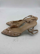 Pre-Owned Ron White Tan Size 11 Slingback Heels | True Fashionistas.