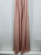 Pre-Owned White by Vera Wang Pink Size 4 Long Evening Gown | True Fashionistas.