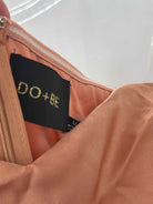 Pre-Owned Do + Be Tan Size Medium Short Strapless Dress | True Fashionistas.