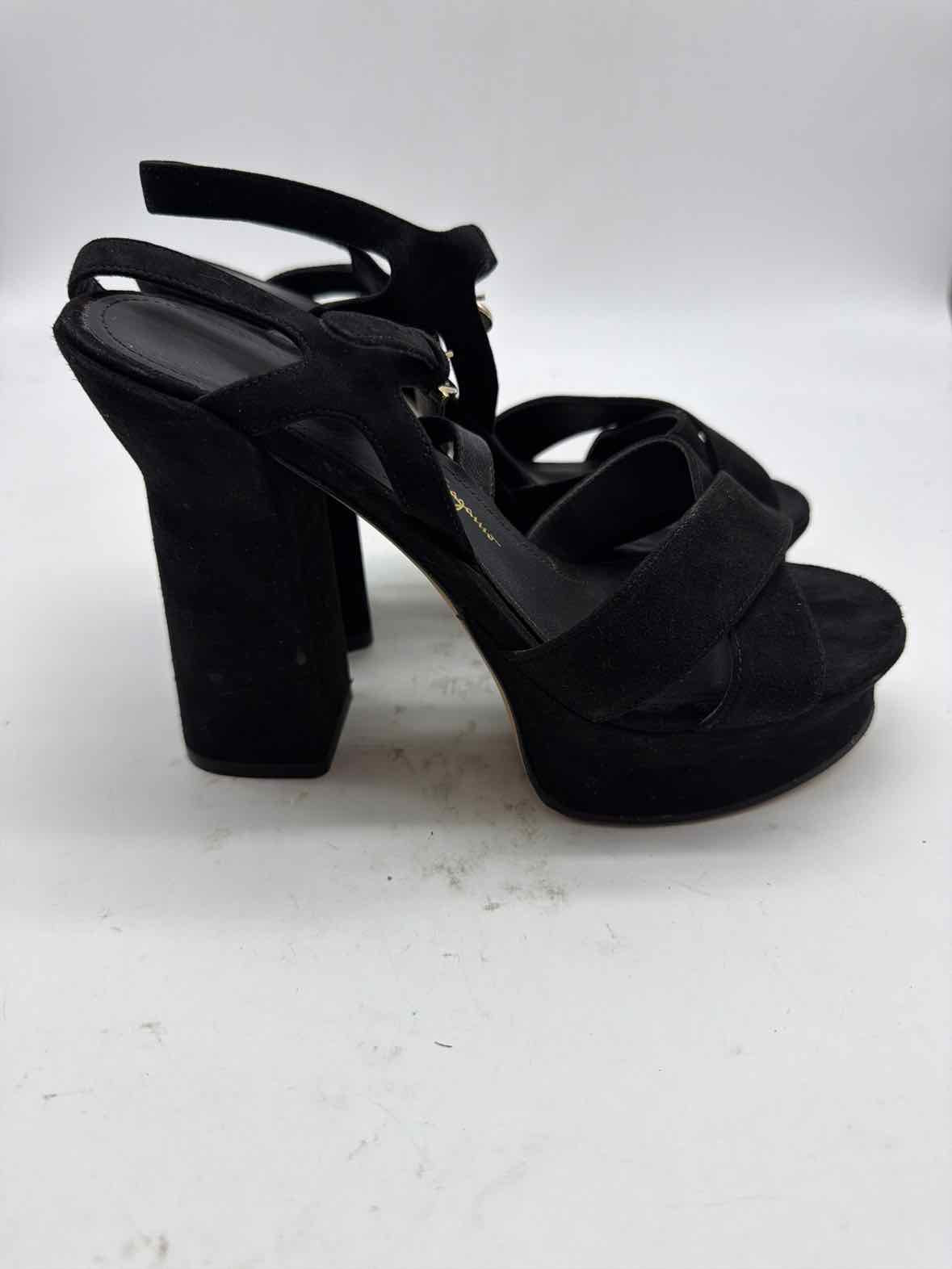 Pre-Owned Salvatore Ferragamo Black Size 6 Platform Heels | True Fashionistas.
