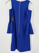 Pre-Owned Eliza J Blue Size 0 Short Long Sleeve Dress | True Fashionistas.