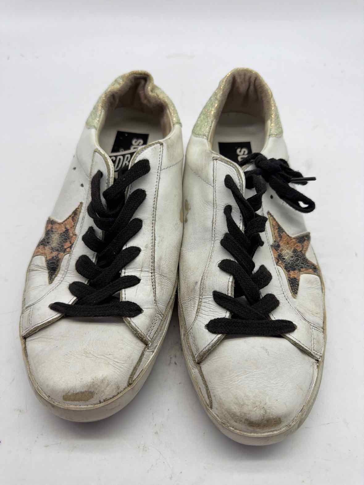 Pre-Owned Golden Goose White Size 7 Fashion Sneaker Athletic Shoes | True Fashionistas.