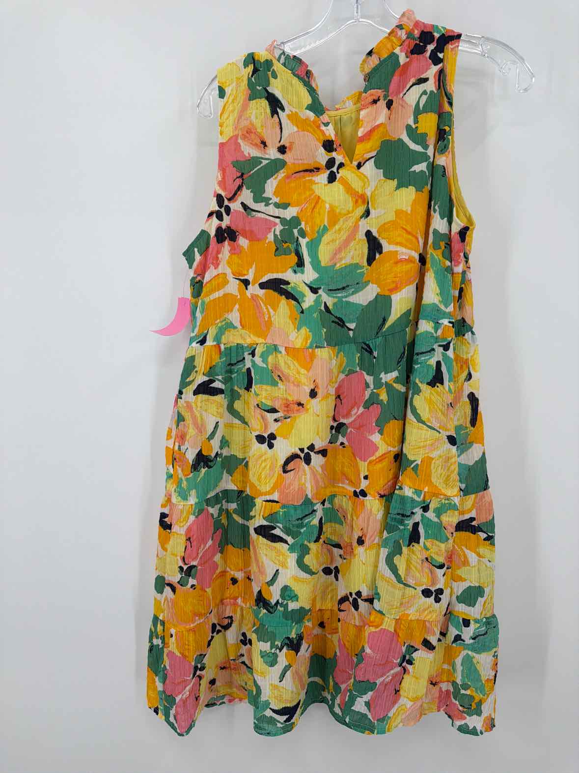 Pre-Owned Loft Yellow Size Large Short Sleeveless Dress | True Fashionistas.