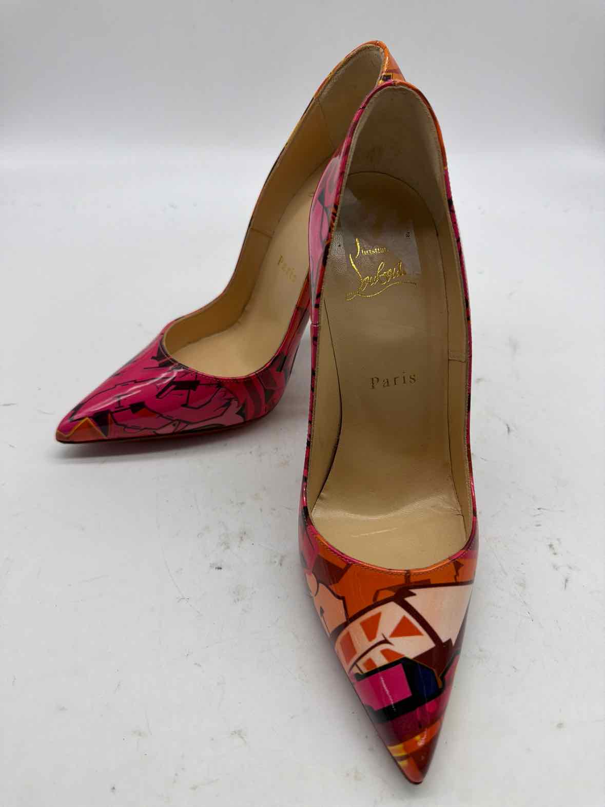 Pre-Owned Christian Louboutin Pink Size 36.5 Stiletto Heels | True Fashionistas.