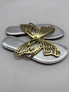 Pre-Owned Sophia Webster Gold Size 8 Thong Sandals | True Fashionistas.