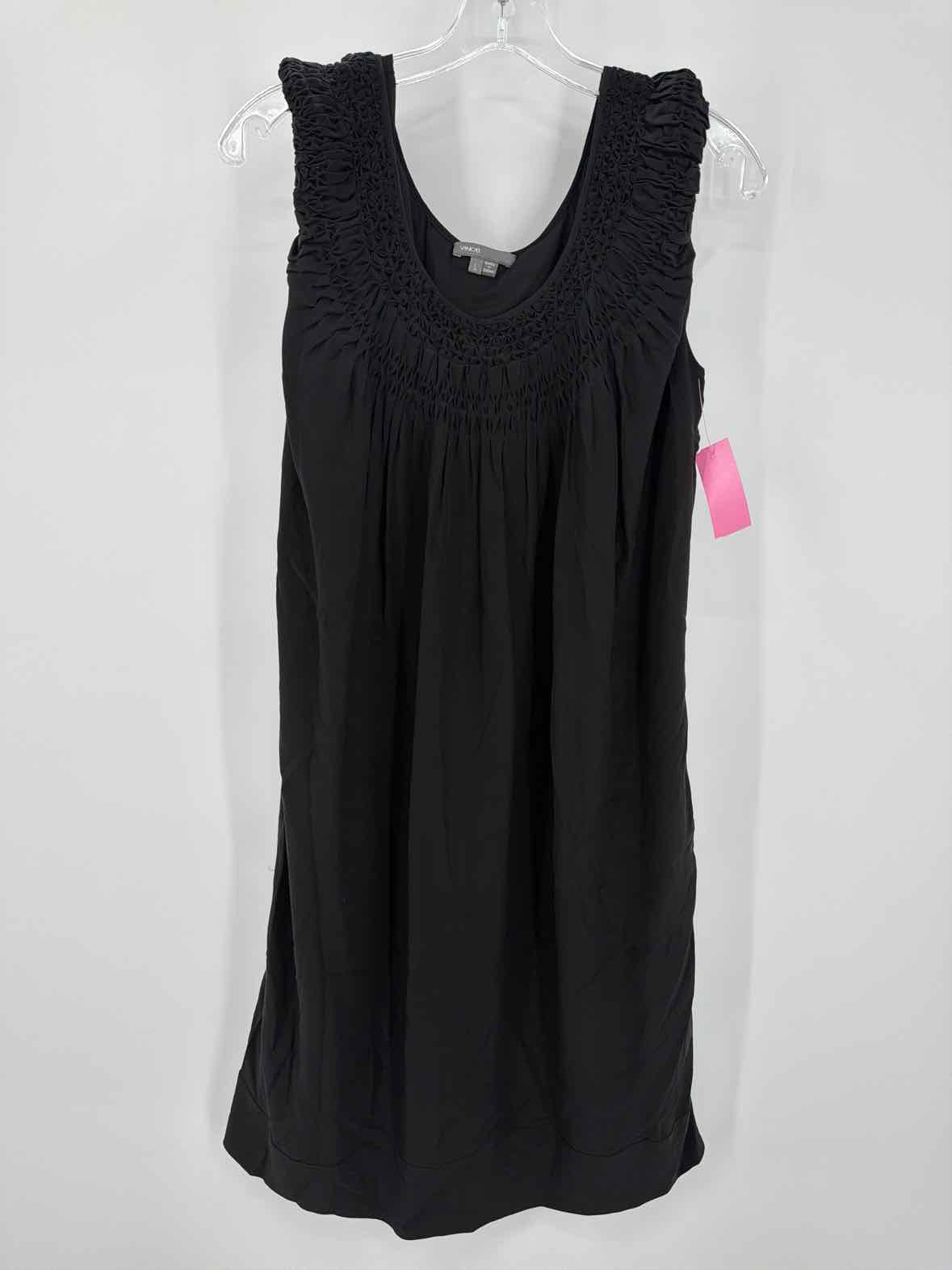 Pre-Owned Vince Black Size Large Short Sleeveless Dress | True Fashionistas.