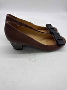Pre-Owned Lanvin Brown Size 12 Block Heels | True Fashionistas.
