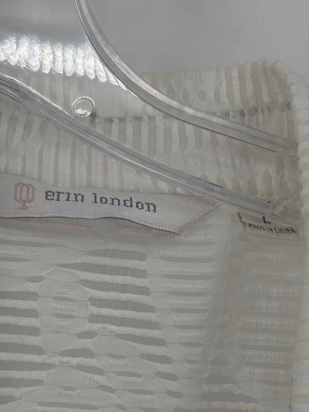 Pre-Owned Erin London White Size Large Button Jacket | True Fashionistas.